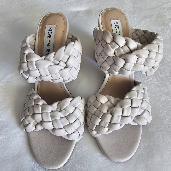 Steve Madden Sandals 7.5M Twisted Heeled - Picture 8 of 8